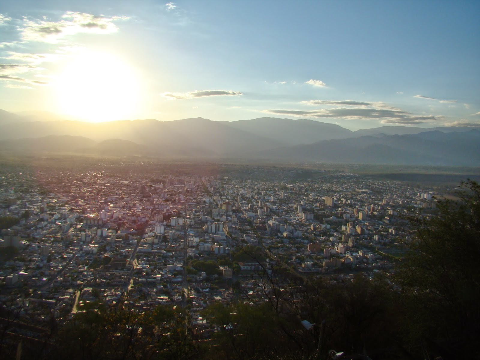 Vista da cidade a partir do Cerro San Bernardo