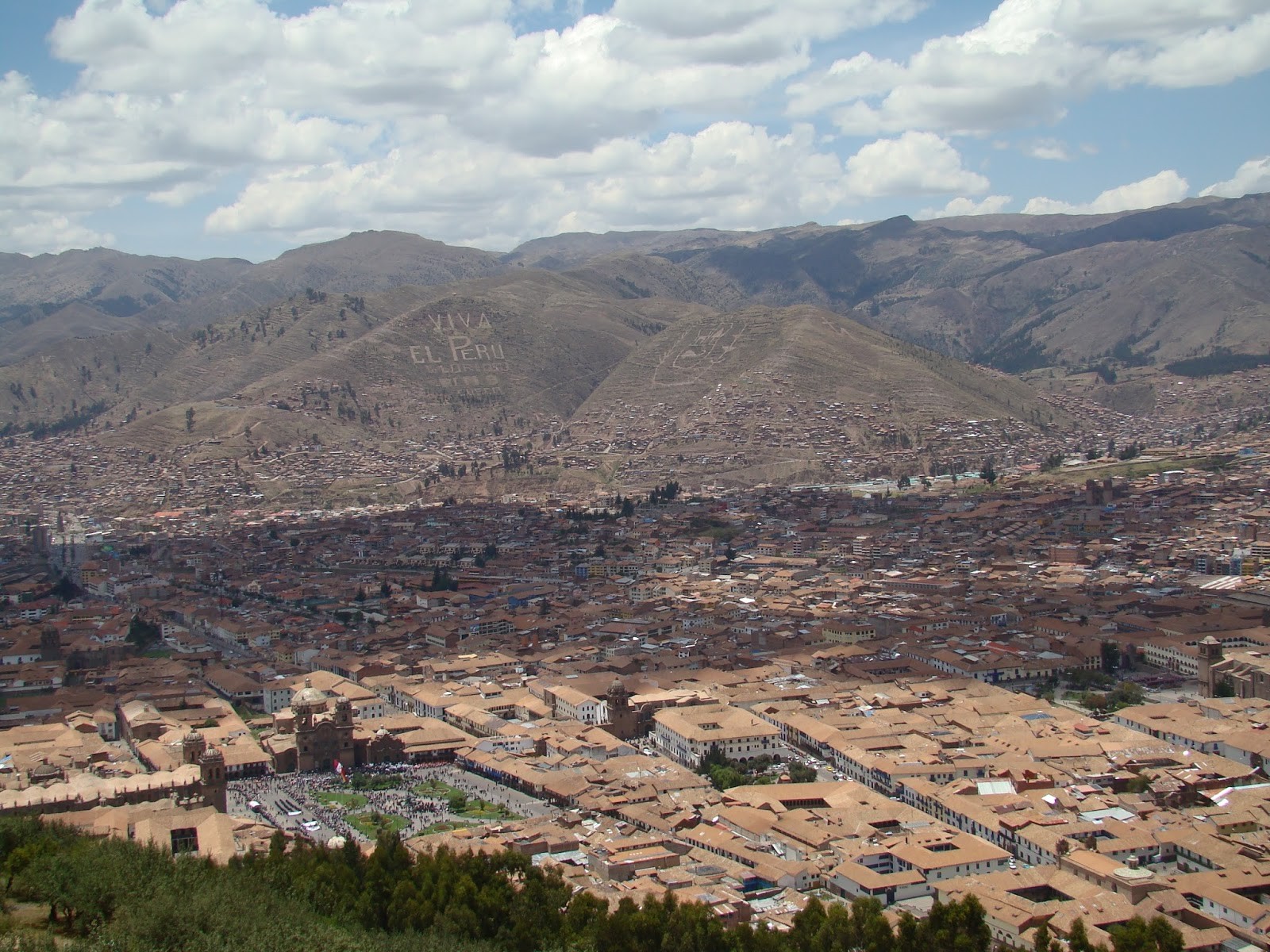 Vista da cidade a partir de Sacsayhuaman